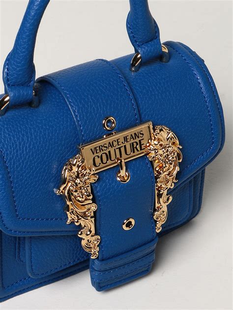 versace collection bag blue|authentic versace handbags.